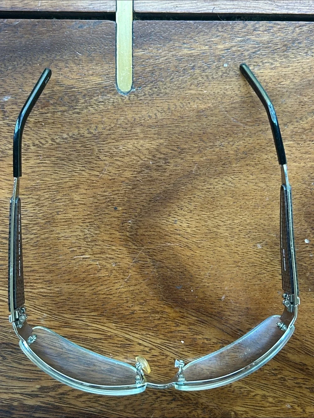 Relic Rimless Sunglasses - Silver Frame, Clear Gradient Lenses